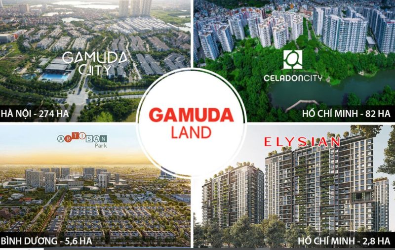 Top 4 dự án của Gamuda Land